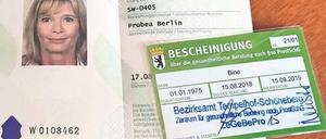 Prostituierte können den Anmeldenachweis gleich zweimal erhalten, einmal mit richtigem, einmal mit Alias-Namen - wie "Lady M".