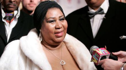 Aretha Franklin bei der Auszeichnung zur "MusiCares Person of the Year" 2008 in Los Angeles.