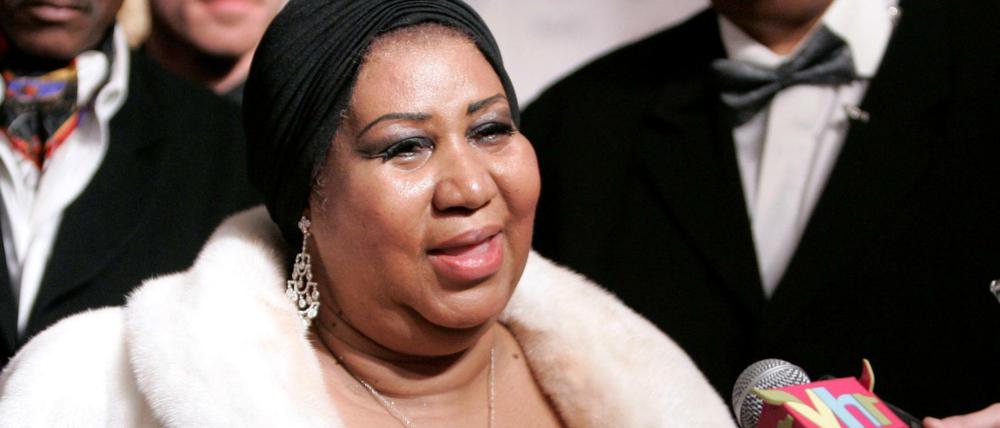 Aretha Franklin bei der Auszeichnung zur "MusiCares Person of the Year" 2008 in Los Angeles.