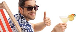 Noch Urlaubsgefühle im Büro? Kein Problem. Quälen Sie Ihre Kollegen mit den besten Geschichten – bis Sie sie selbst nicht mehr hören wollen. 