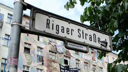 Die Rigaer Straße gilt als Zentrum von Linksautonomen und Linksextremen in Berlin. 