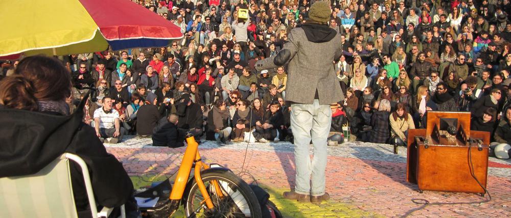 Karaoke im Mauerpark