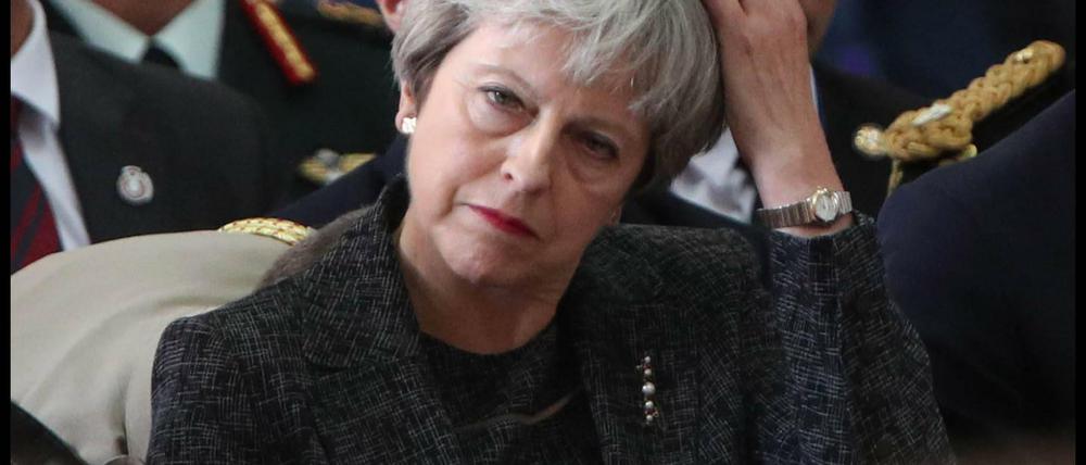 Die britische Regierungschefin Theresa May.