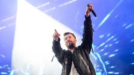 Der Rapper Marteria beim Lollapalooza 2017 in Hoppegarten (Brandenburg).