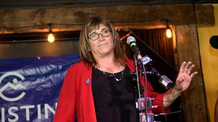 Christine Hallquist in Burlington, Vermont. 