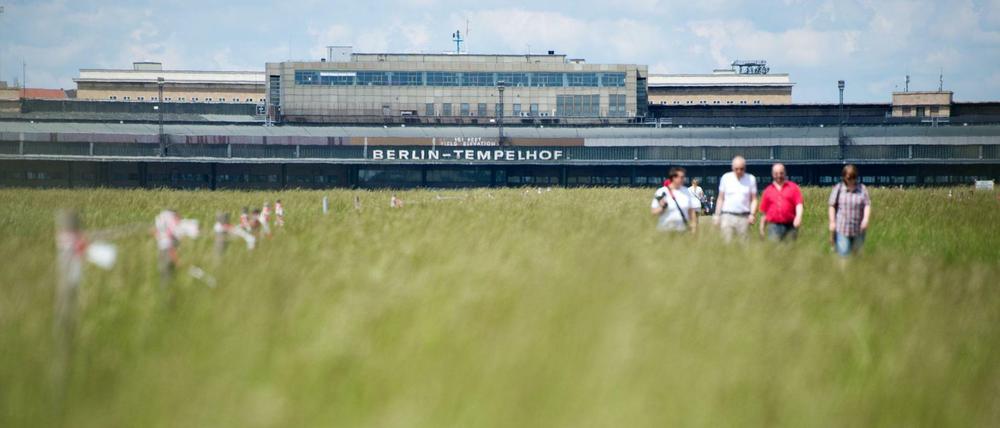 Grüne Stadt-Oase: das Tempelhofer Feld.