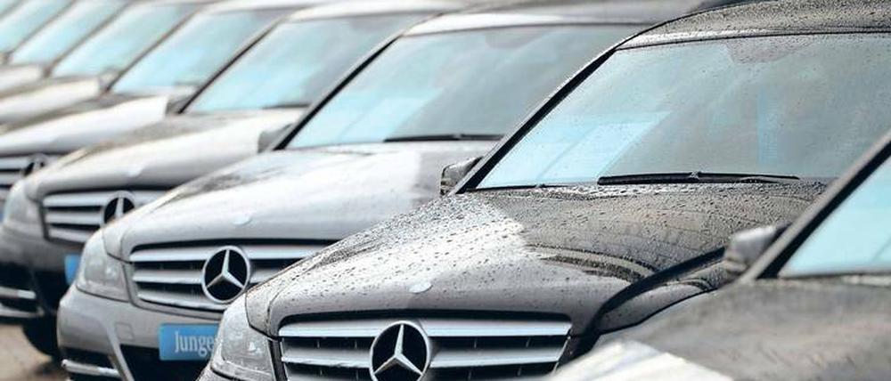 Kratzer. Die Marke mit dem Stern hat ein „Diesel-Problem“. 