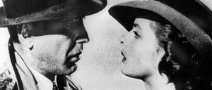 Humphrey Bogart als Rick und Ingrid Bergman als Ilsa in "Casablanca" (1942). 