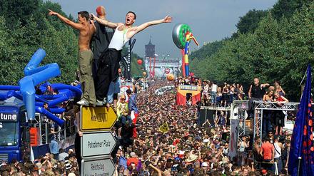 Archivbild der Love Parade.