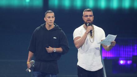 Die Rapper Kollegah und Farid Bang im April bei der Echo-Verleihung