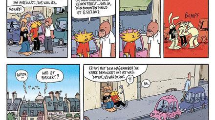 Ist rational gebotenes Handeln immer richtig? Eine Seite aus „Die neuen Abenteuer von Herrn Hase“.