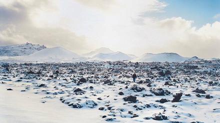 Traumlandschaft. Roni Horn in ihrer liebsten Umgebung: Island. Je ungemütlicher und einsamer die Natur, desto besser, findet die New Yorker Künstlerin, die häufig mit dem Medium der Fotografie arbeitet. 