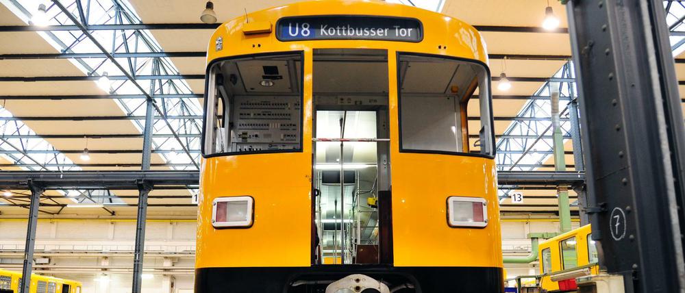 Die BVG U-Bahn Hauptwerkstatt.