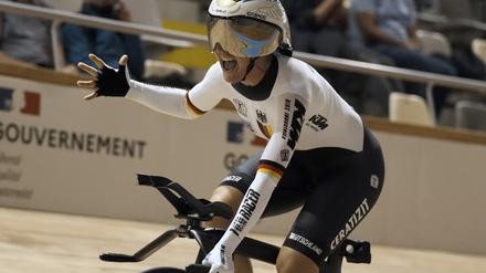 Lisa Brennauer gewann mit dem Bahnvierer der Frauen olympisches Gold in der Mannschaftsverfolgung.