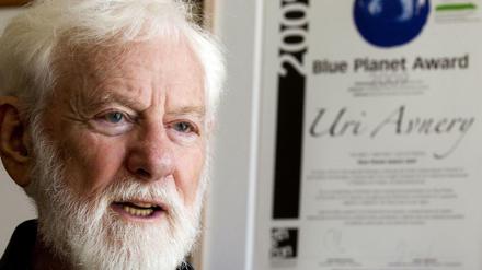 Der Aktivist Uri Avnery 2011 in Tel Aviv