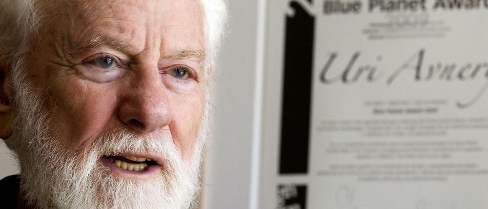 Der Aktivist Uri Avnery 2011 in Tel Aviv