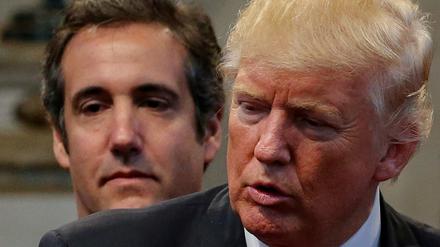 Michael Cohen und Donald Trump. Aufnahme von 2016.