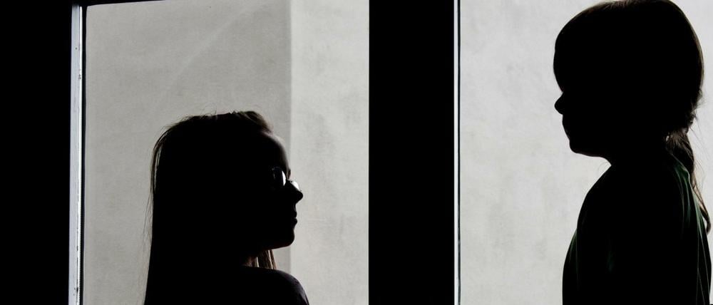 Pflegekinder in einer Tagespflegeeinrichtung in der Nähe von Frankfurt am Main. 