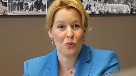 Bundesfamilienministerin Franziska Giffey (SPD).