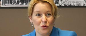 Bundesfamilienministerin Franziska Giffey (SPD). 