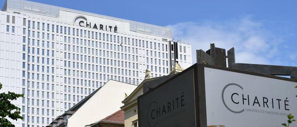 Das Charité-Bettenhaus in Berlin-Mitte