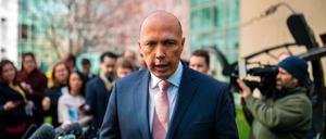 Australiens bisheriger Innen- und Migrationsminister Peter Dutton.