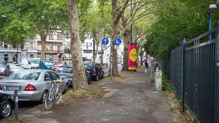 Tatort in Düsseldorf: Hier hatte ein Mann eine Frau tödlich verletzt.