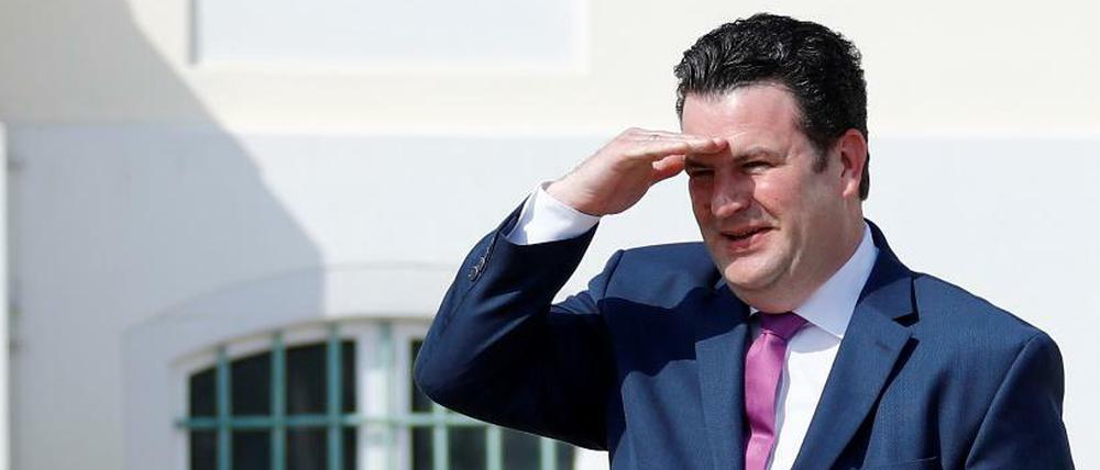 Blick nach vorn: Hubertus Heil (SPD), Arbeitsminister.