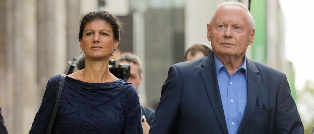 Am 4. September soll die Bewegung "Aufstehen", initiiert von Wagenknecht und Lafontaine, aktiv werden.