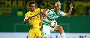 Die Dortmunder taten sich in Fürth extrem schwer.