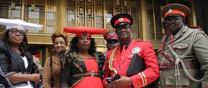 Vertreter der Herero und Nama aus Namibia klagen vor einem New Yorker Gericht gegen die Bundesregierung.