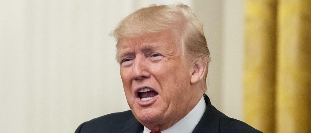 Greift die US-Notenbank Fed an: Donald Trump, Präsident der USA.
