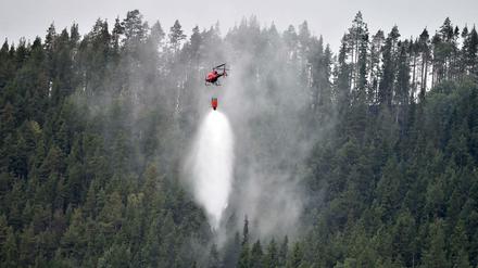 Zeitweise brannte es an fast 80 Orten. Die schwedischen Einsatzkräfte benötigten internationale Hilfe.