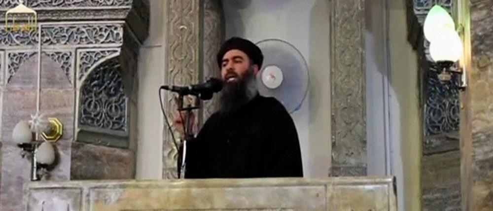 Von Al Baghdadi war diesmal nur die Stimme zu hören. Wenn er es denn tatsächlich war.
