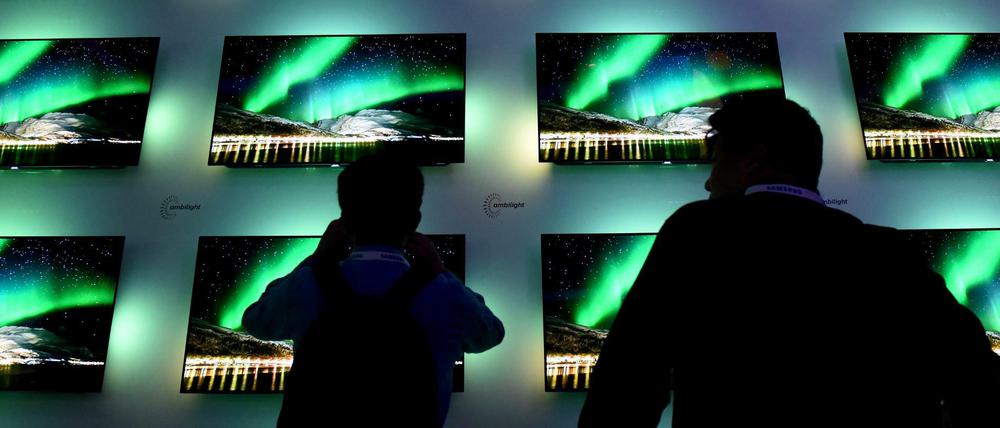 Auch 2018 werden auf der IFA viele neue Fernseher gezeigt.