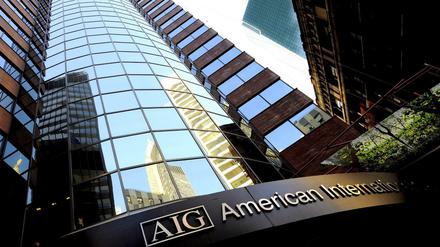 Das Gebäude des US-Versicherungsriesen AIG in New York.