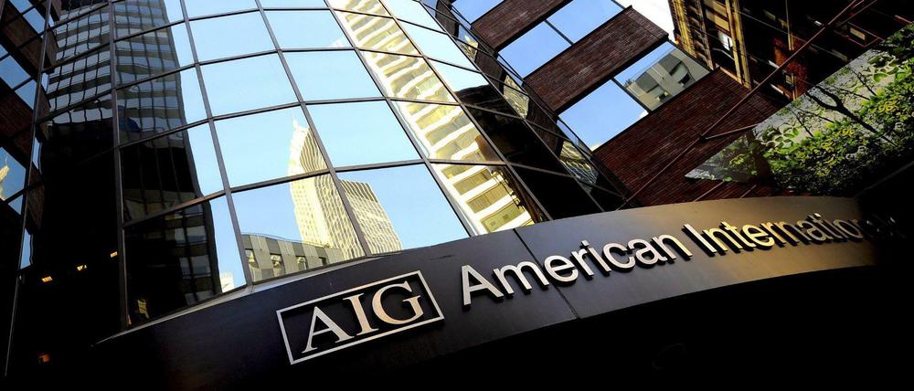 Das Gebäude des US-Versicherungsriesen AIG in New York.