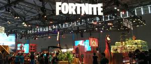 Am Fortnite-Stand konnte man nicht zocken, aber dafür viele Youtuber treffen.