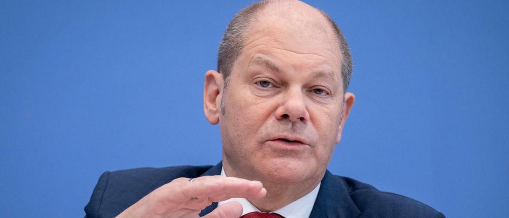 Olaf Scholz (SPD), Bundesminister der Finanzen