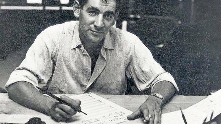 Schreibtischarbeit. Leonard Bernstein.