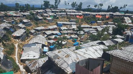 Die Rohingya leben heute zumeist in ganz einfachen Behausungen. 
