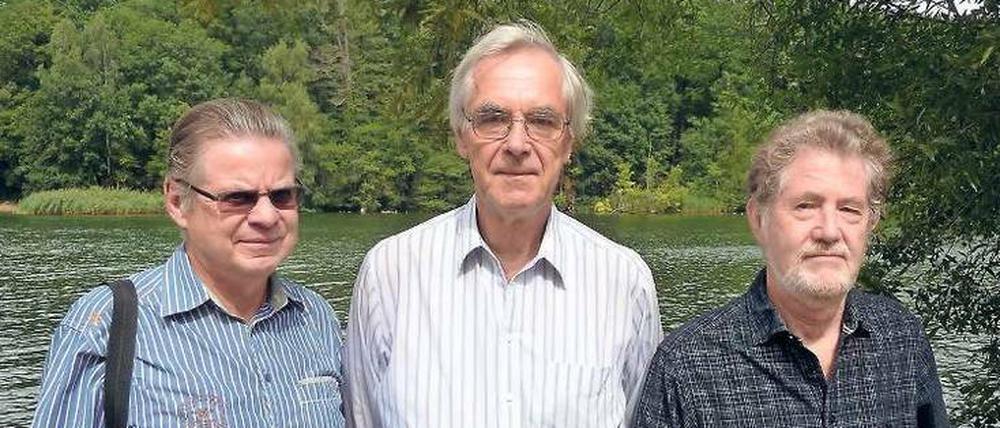 Die Separatisten: Joachim Elsholz, Dirk Jordan und Manfred Bergmann (von links). 