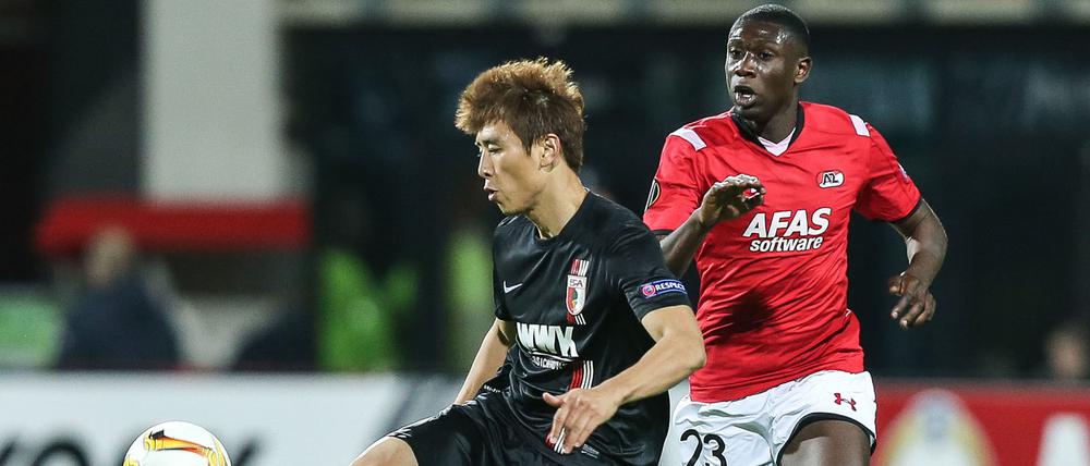 Kommt er? Derrick Luckassen (rechts) im Trikot von from Alkmaar.
