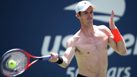 Besser dank einer Frau. Andy Murray, hier beim Training in New York, wurde von der Französin Amelie Mauresmo trainiert.