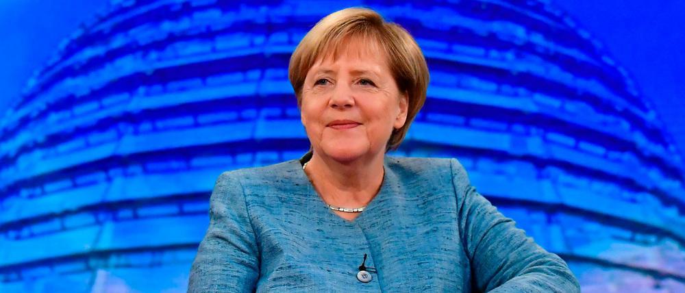 Bundeskanzlerin Angela Merkel äußerte sich im ARD-Sommerinterview auch zur Rentendebatte.