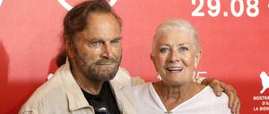 Vanessa Redgrave mit ihrem Mann, dem Schauspieler Franco Nero, am Mittwoch in Venedig.