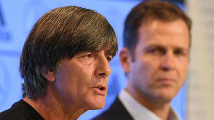 WM-Analyse: Bundestrainer Joachim Löw und Teammanager Oliver Bierhoff