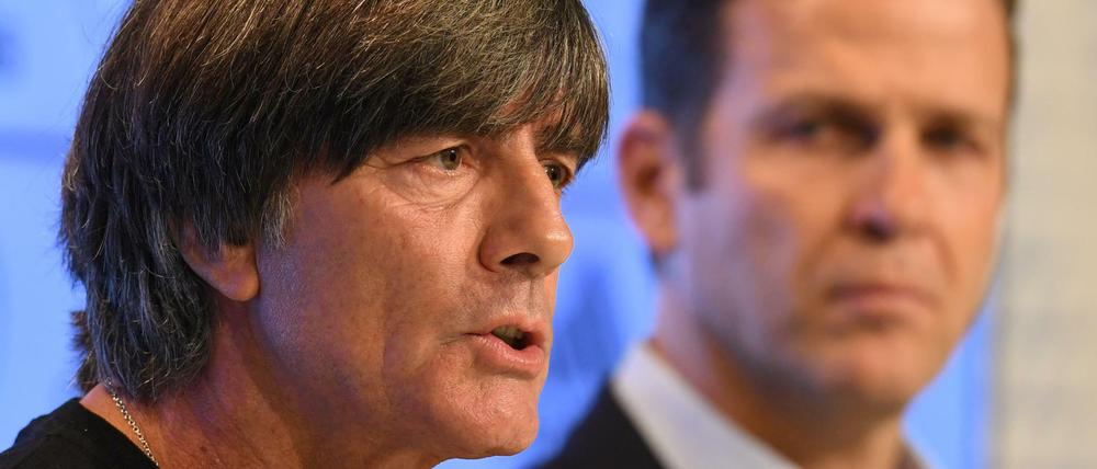 WM-Analyse: Bundestrainer Joachim Löw und Teammanager Oliver Bierhoff