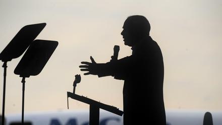 John McCain bei einer Rede im November 2008 