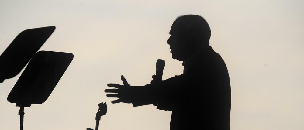 John McCain bei einer Rede im November 2008 